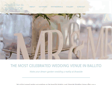 Tablet Screenshot of braesideweddingsandfunctions.co.za